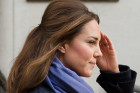 Kate Middleton's Baby Bump Sighted On London...