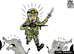 TOON: Hillary Clinton In Combat