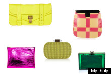 Fabulous Fluoro Clutch Bags