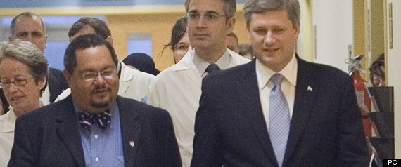 Arthur Porter Stephen Harper 2006