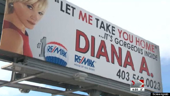 diana arvatescu suggestive billboard