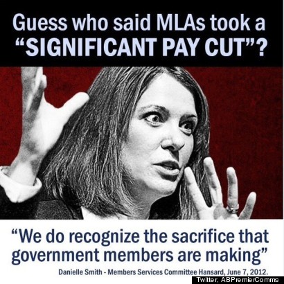 alberta mla pay freeze