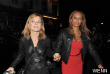 Geri Halliwell And Mel B Glam Up For Night On The London Tiles