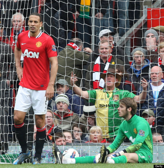 rio ferdinand david de gea