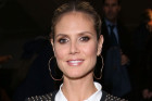 Heidi Klum's Fur Vest At Kenneth Cole...