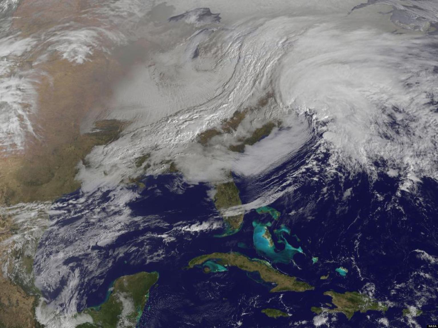 LOOK: Winter Storm 'Nemo' From Space