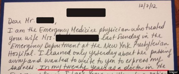 Letter From Er Doctor
