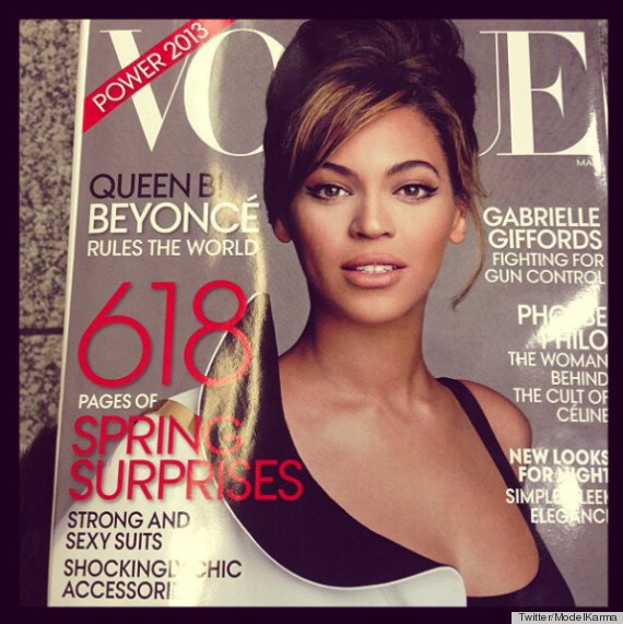 beyonce vogue march 2013