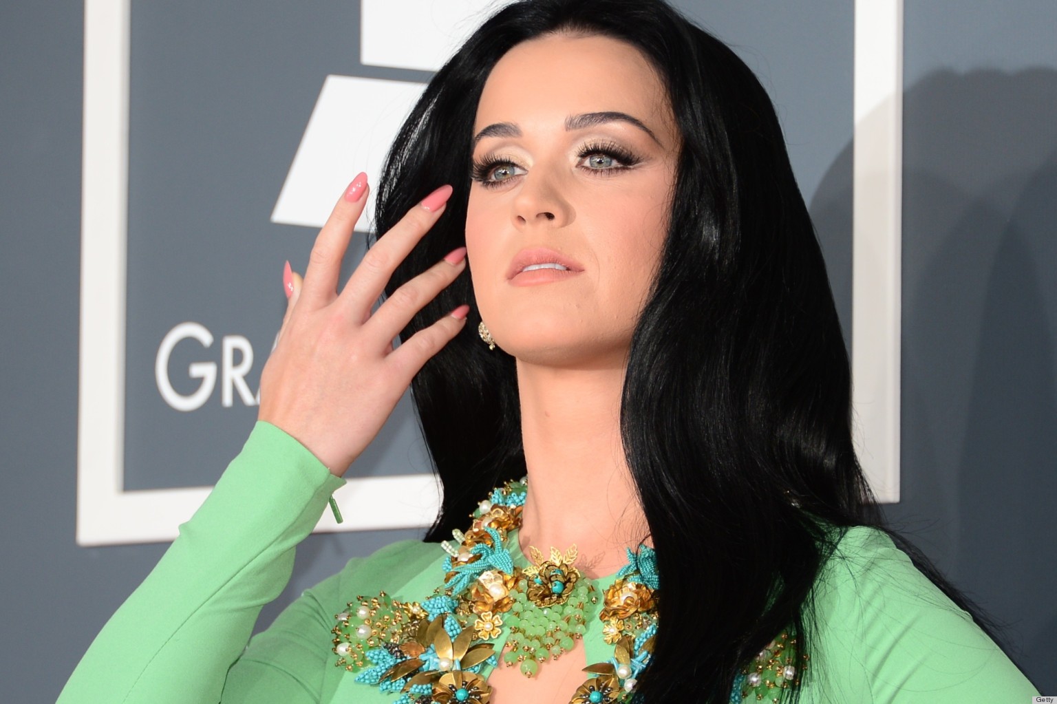 Katy Perry Grammys Dress 2013 See The Singer's Red Carpet Look