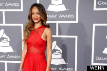 Spellbinding! Rihanna Works Her Magic In Red Gown At The Grammys