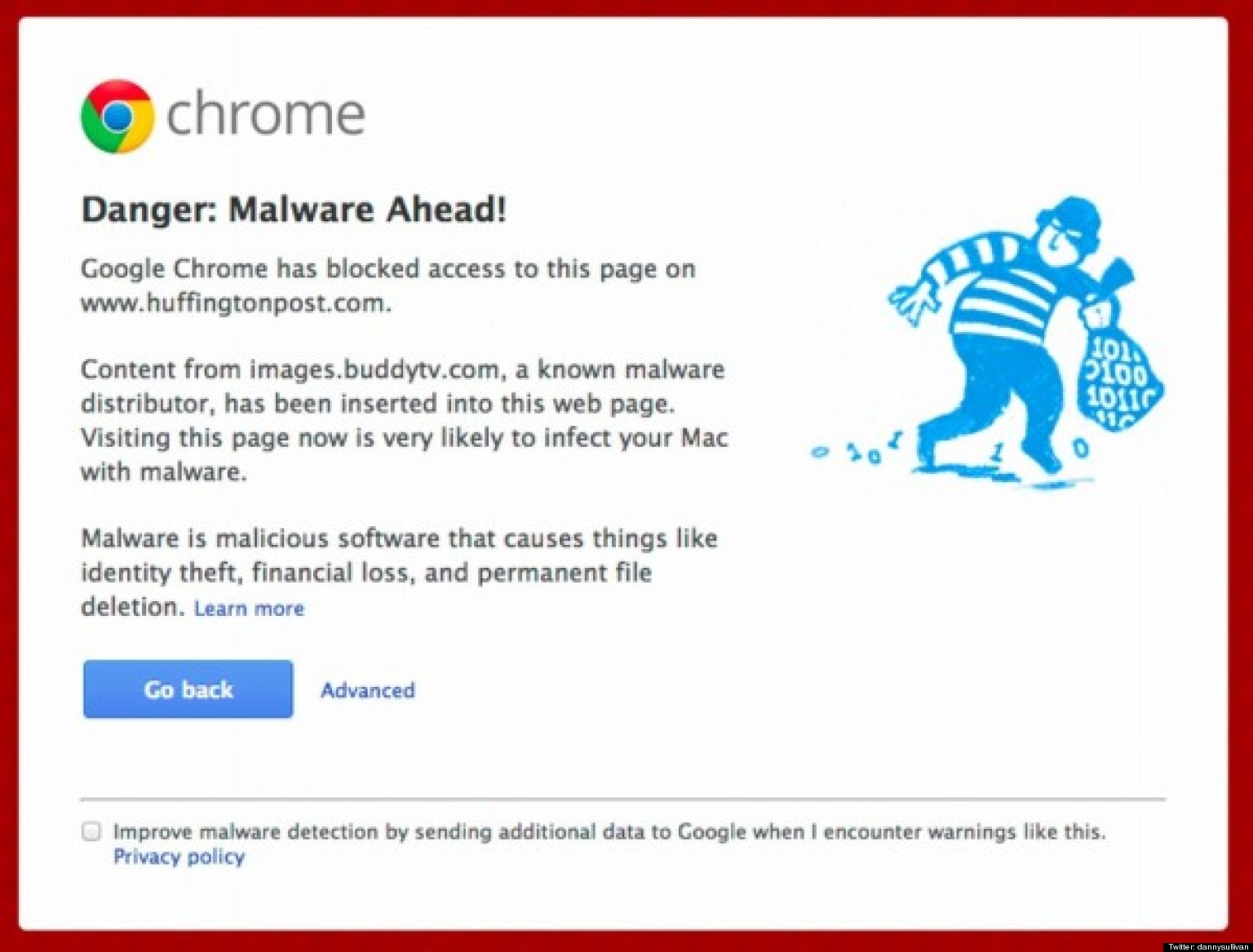 Google Chrome Blocks Popular sites For Being Infected With Malware HuffPost