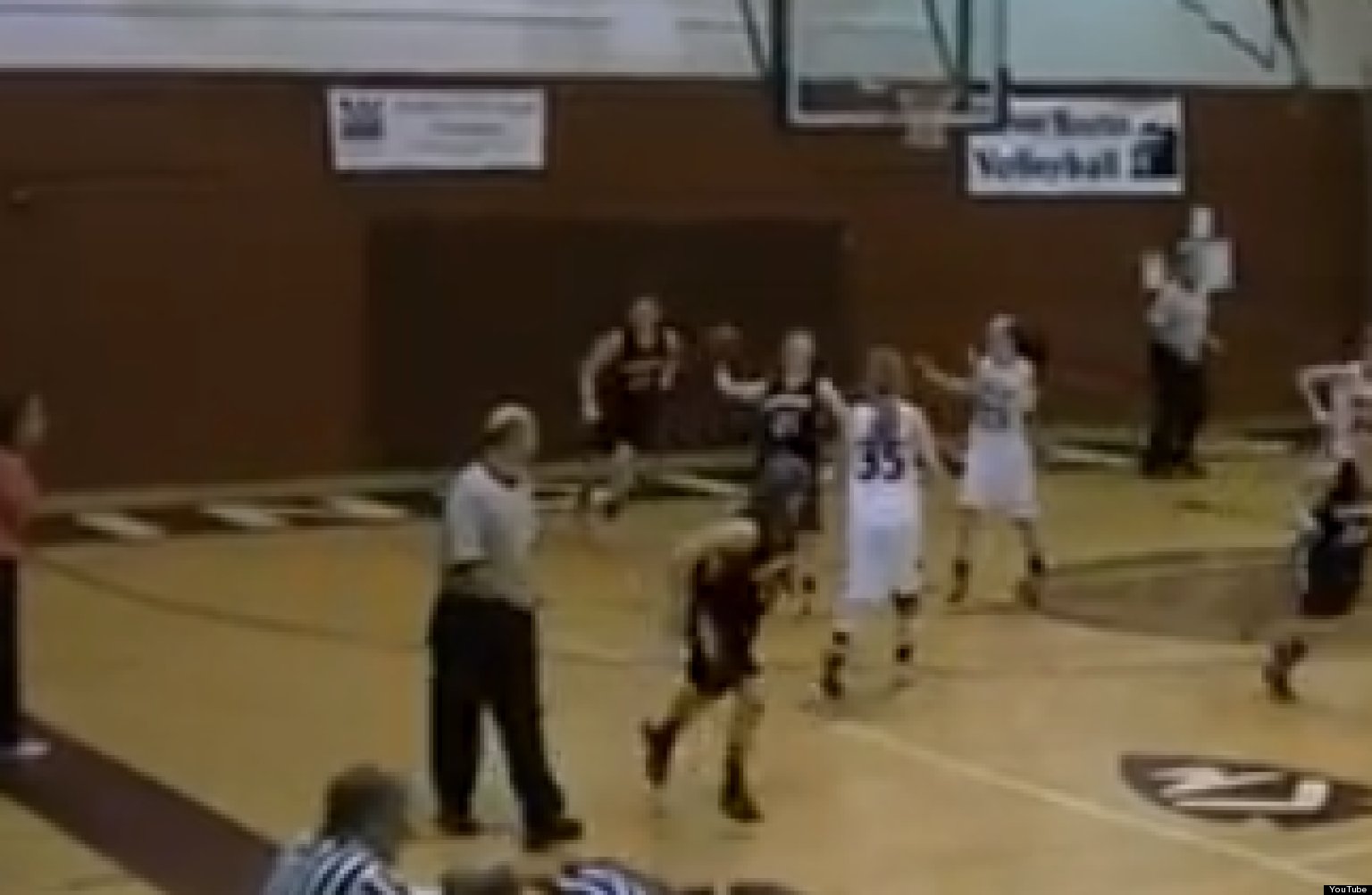 Anna Olson FullCourt Shot Girls' High School Basketball Player's Shot