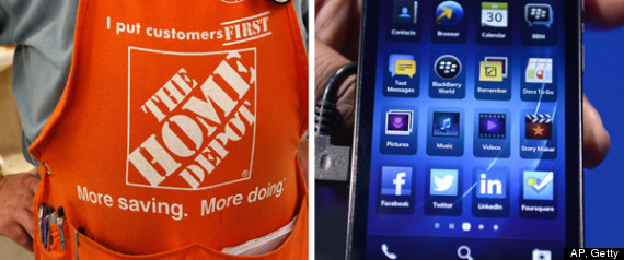 Home Depot Blackberry