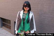 Street Style From New York Fashion Week: Layering, Print and Sparkle