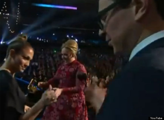 adele grammys stage invader