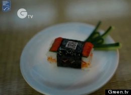 Sushi Bar Creates QR Code Sushi
