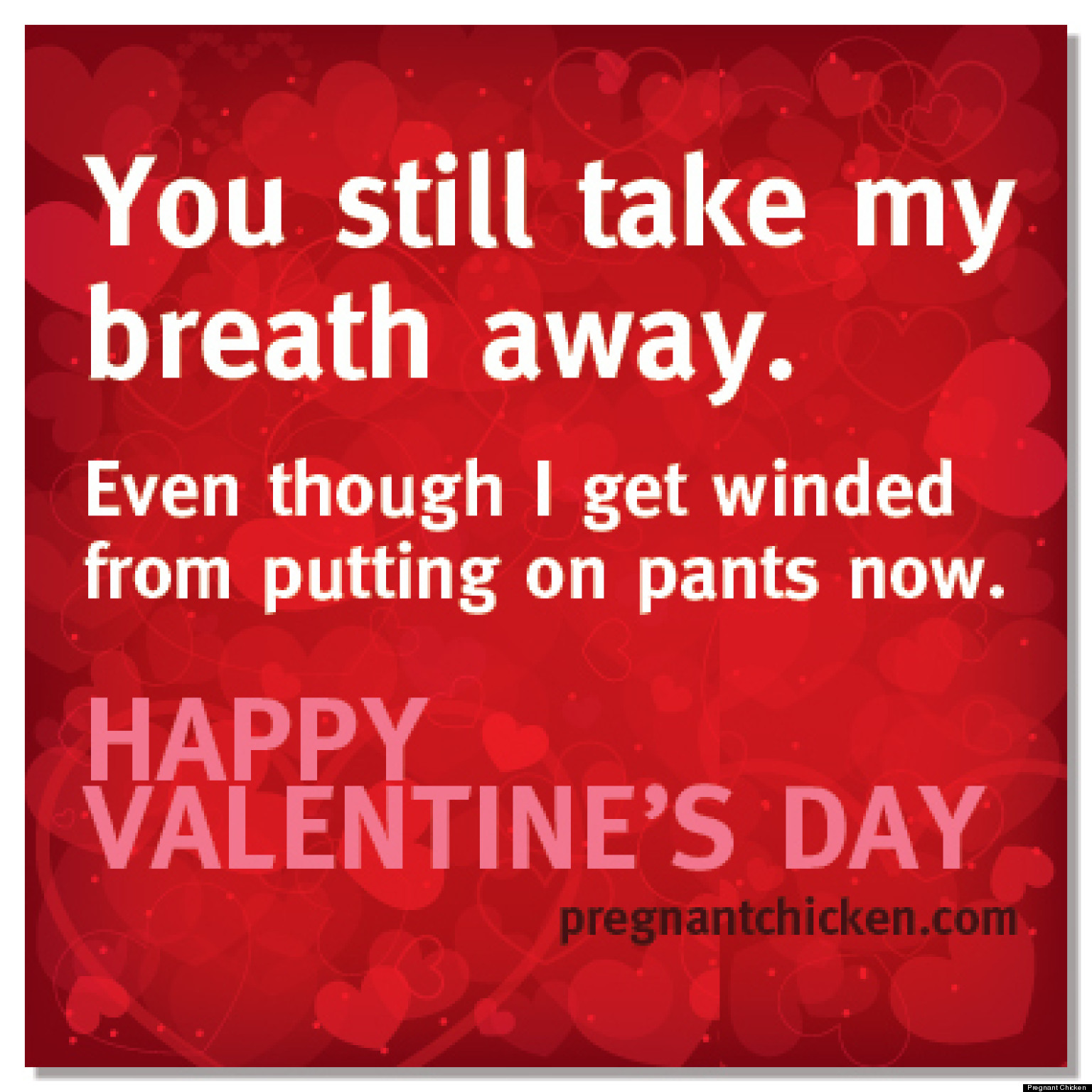 Funny Valentines For Pregnant Women To Give Their Partners (PHOTOS) | HuffPost