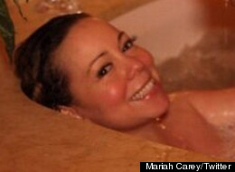 Who Was Mariah Carey Soaking In The Bathtub With On Valentine's Day?
