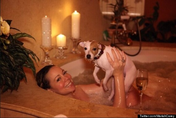 mariah carey bubble bath