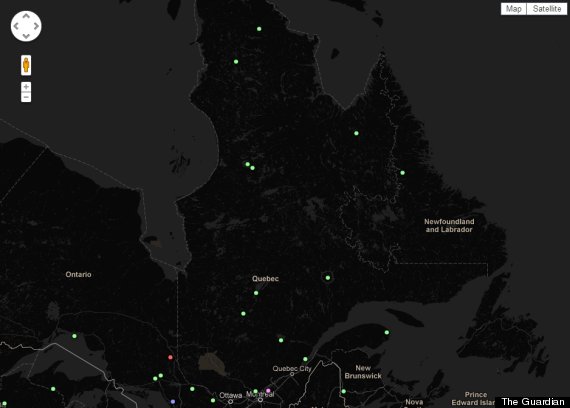 impacts meteorites au québec