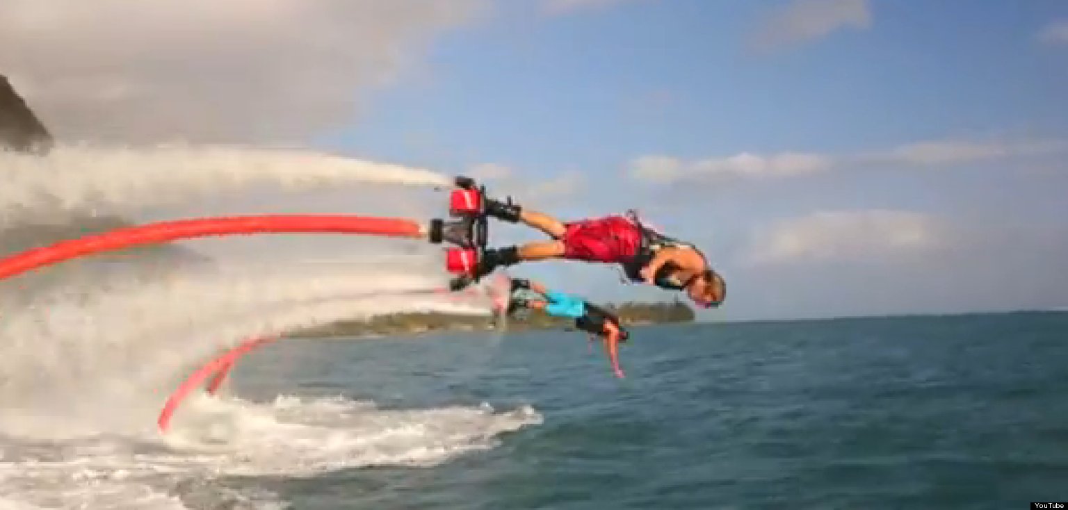 Water Jetpack Hoverboards Filmed With GoPro Camera (VIDEO) HuffPost UK