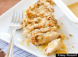 Pretzel Chicken With Honey Mustard Sauce