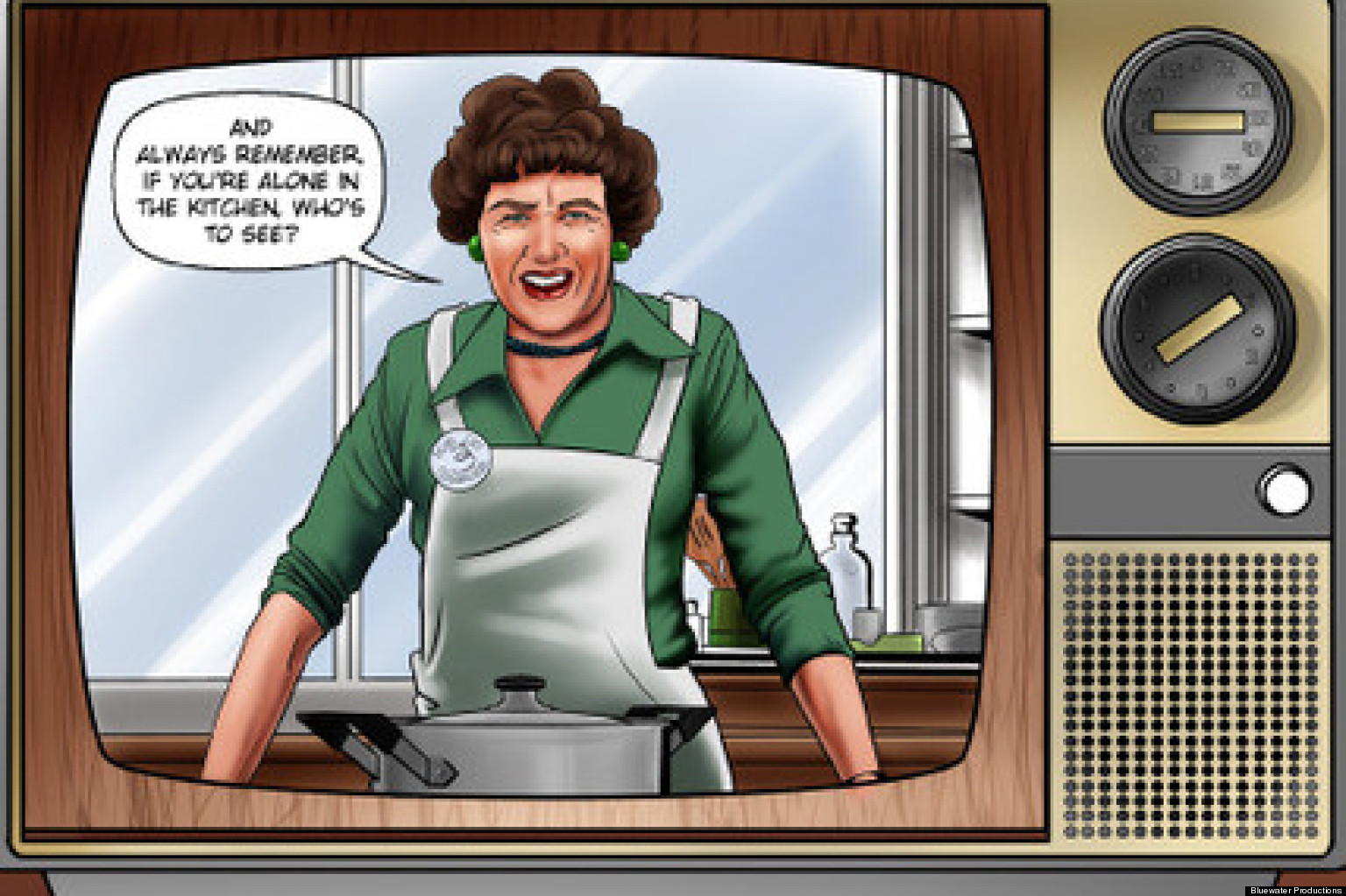 Image result for snl julia child cartoon