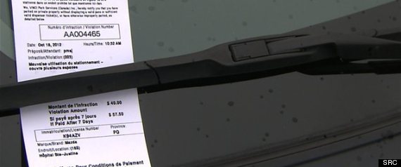 Vinci Park Contravention