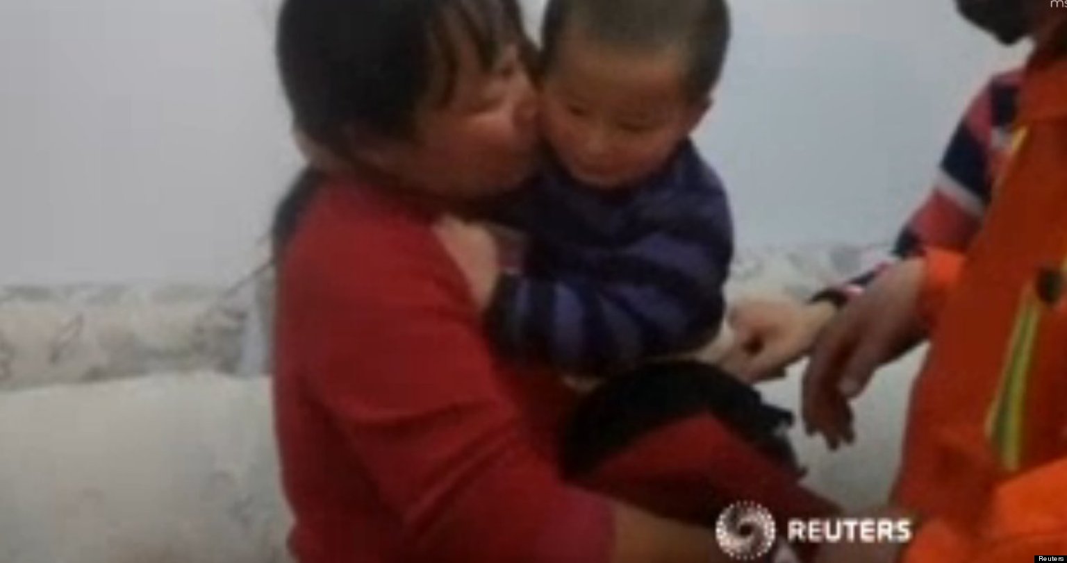 Toddler Trapped In Washing Machine Rescued By Firefighters In China