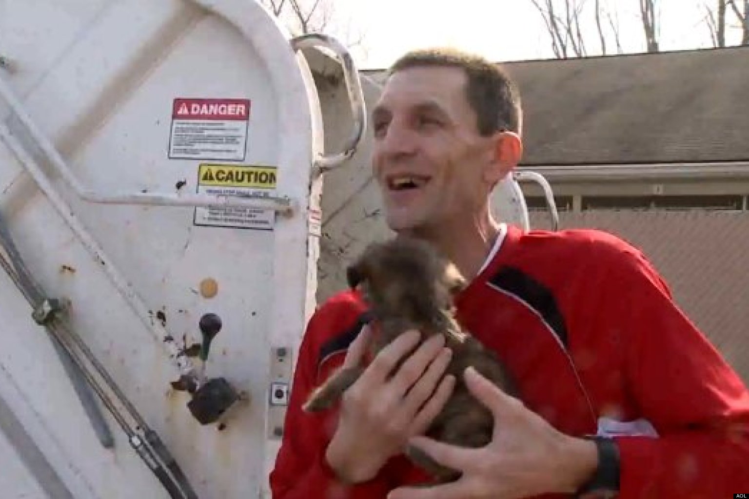 Michael Upchurch, Indiana Garbage Man, Rescues 6WeekOld Puppy Tossed