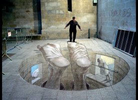 3D Street Art: Eduardo Relero's Amazing Optical Illusions
