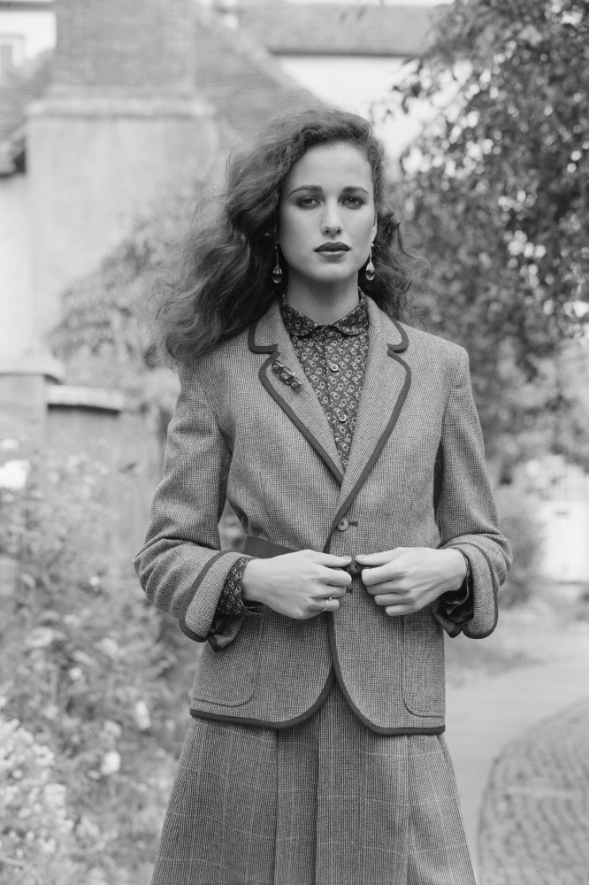 Andie MacDowell's Style Evolution: From Big Haired Model To Sleek Movie ...
