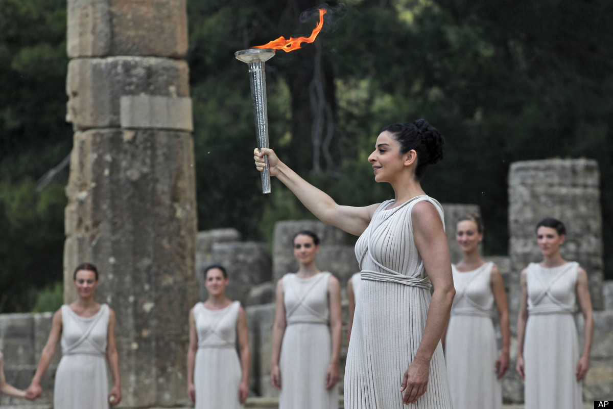 Olympic flame lit in Greece - Democratic Underground