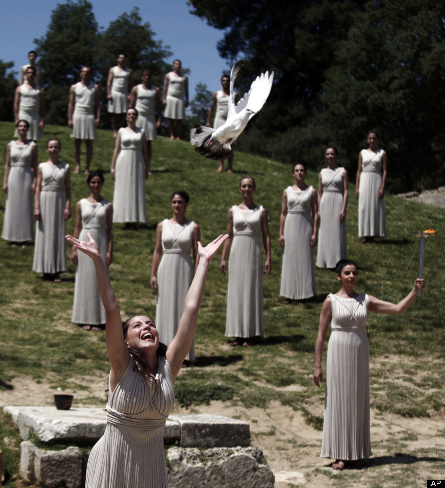 Olympic flame lit in Greece - Democratic Underground