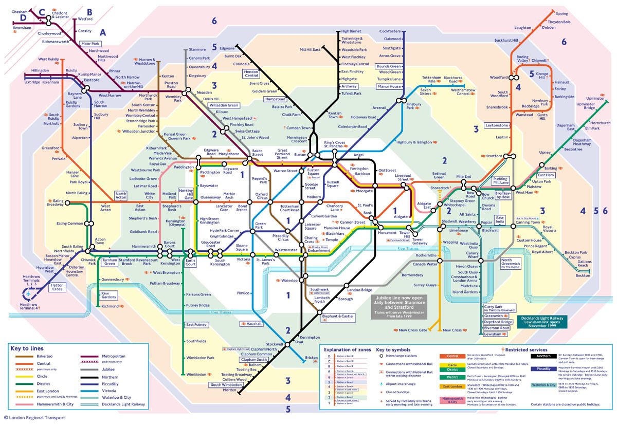 London Underground Maps Show Evolution Of The Tube Over The Last 153 ...