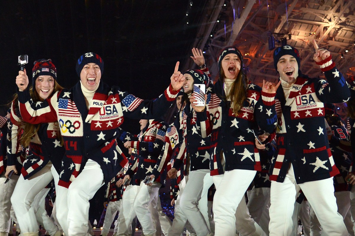 Team USA Looked Super American In Those Opening Ceremony Sweaters ...