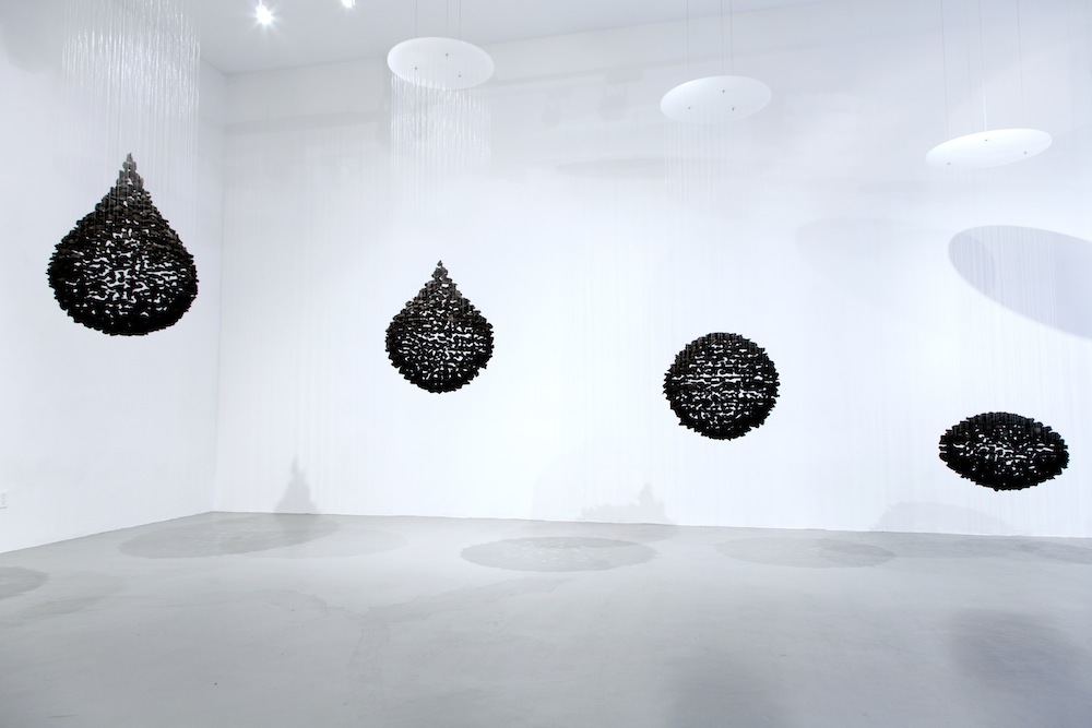 Floating Charcoal Sculptures Explore The Complex Relationship Between ...