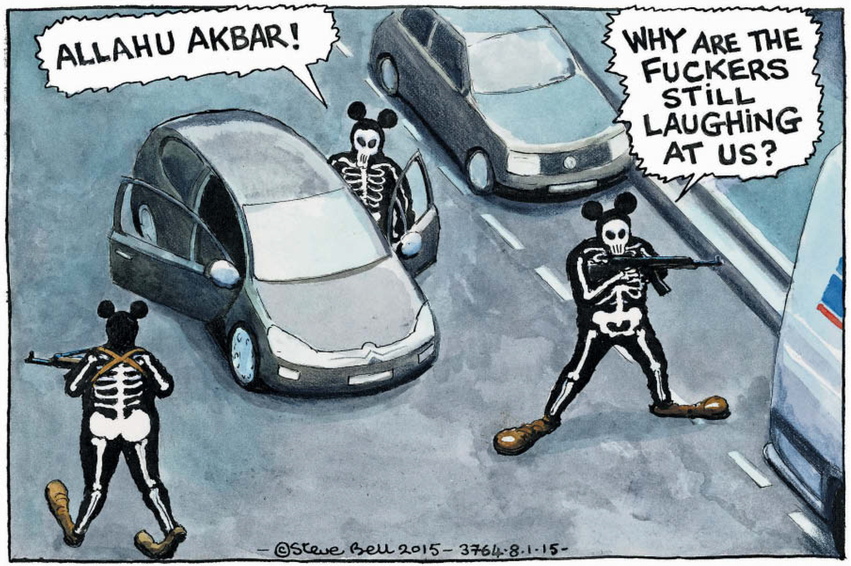 UK Newspapers Mock Charlie Hebdo Attackers With Ballsy Cartoons