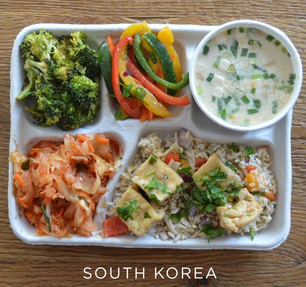Photo Series Shows What School Lunches Look Like Around The World ...