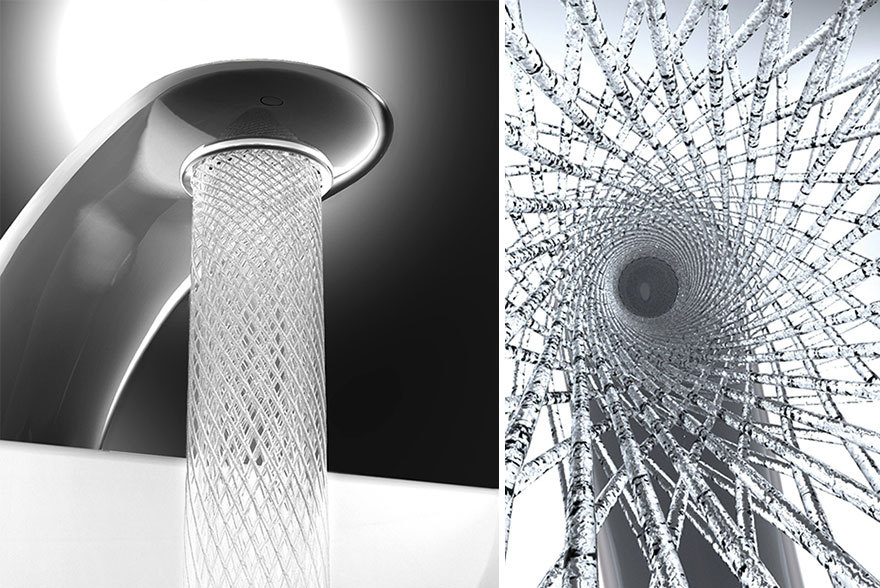 Swirl, le robinet écolo qui transforme l'eau en magnifiques spirales