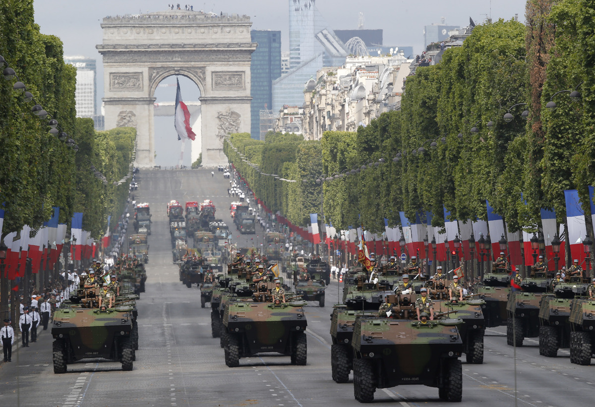 Paris Parade Celebrates Bastille Day With Mexican Birds, Anti-Terror ...