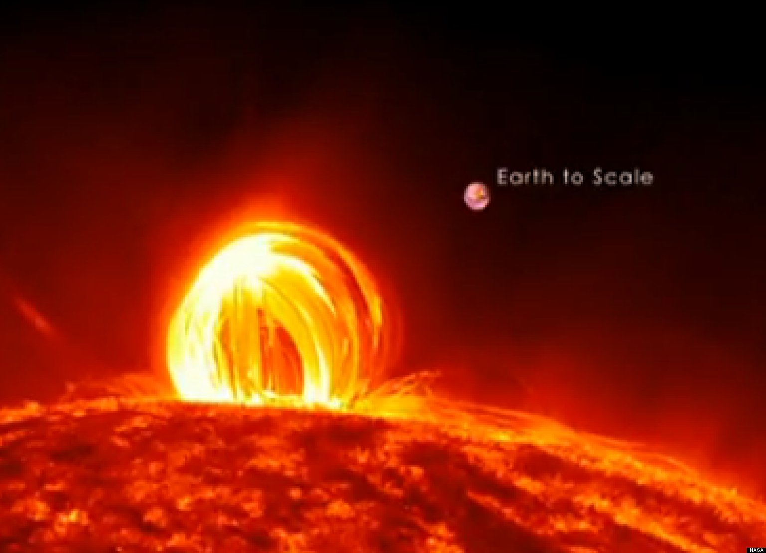 Coronal Rain: Solar Flare Rains Fire On Sun In NASA VIDEO | HuffPost