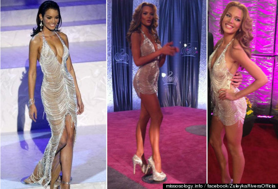 Zuleyka Rivera luce en Premio Lo Nuestro el vestido con el que ganó Miss  Universo en 2006 | HuffPost Voices