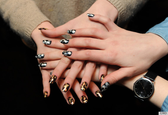 metal manicure michael van der ham fall 2013