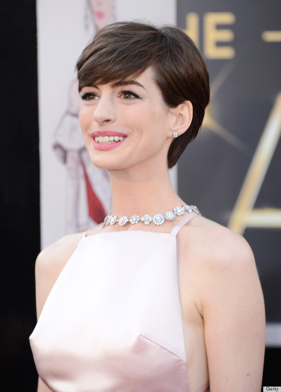 anne hathaway nipples