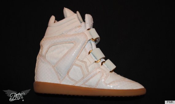 beyonce wedge sneakers