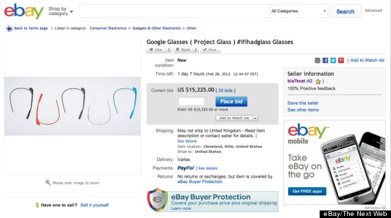 google glass ebay