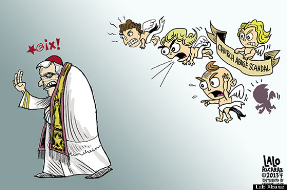 pope quits lalo alcaraz