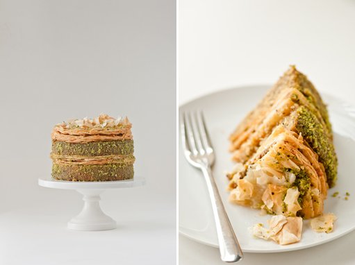 pistachio baklava cake