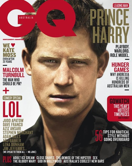 prince harry gq cover